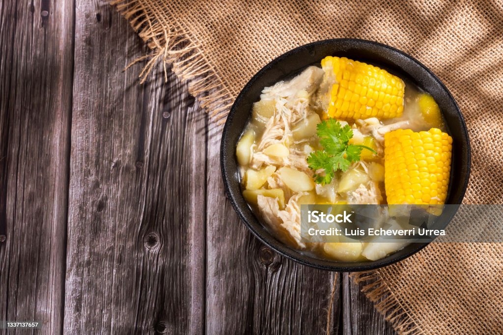 Ajiaco chicken soup